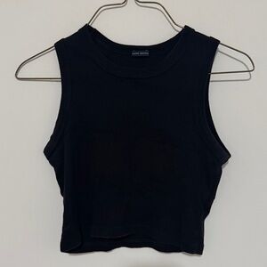 Brandy Melville Classic Black Crop Top